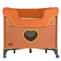 Petique Petique Bedside Lounge Portable 2 Level Pet Bed For Dogs And Cats, Lion''s Den