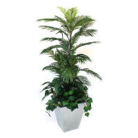 Dalmarko Designs Palm and Greenery Tree in Planter