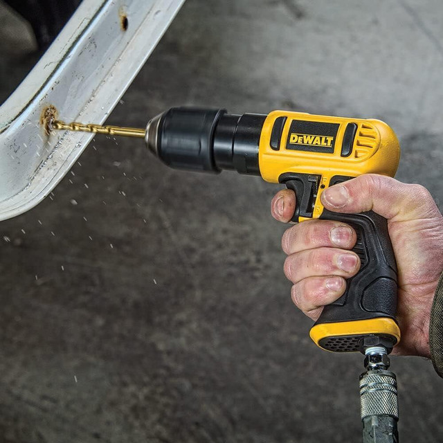 Compact yet it gets the job done! DeWALT 3/8 Reversible Air Drill in Power Tools in Ontario - Image 4