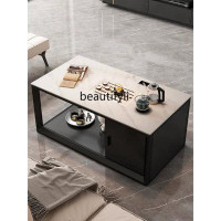 My Lux Decor Simple Modern Stone Plate Kung Fu Tea Table Tea Table Integrated Living Room Home Small Light Luxury Office