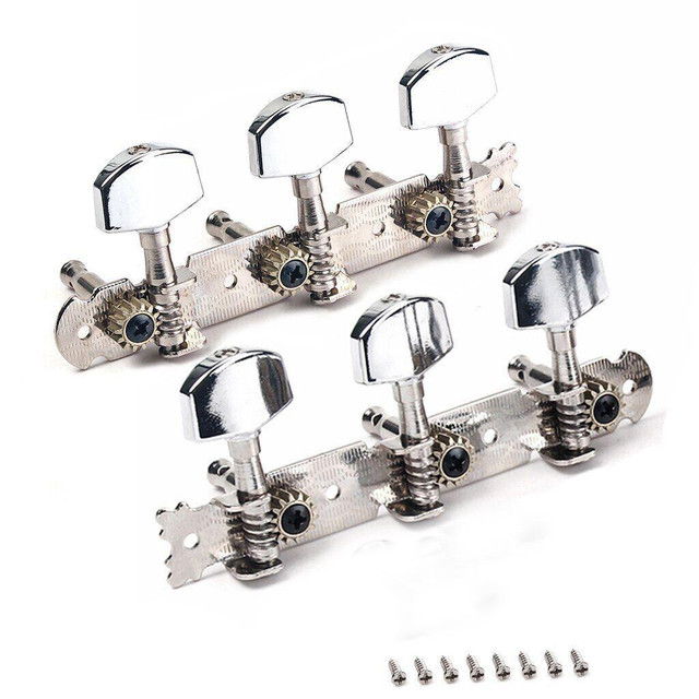 Metal Replacement 3L 3R Classic Guitar String Tuning Pin Machine Head Tuner Instrument Parts Guitar String Tuning Pins S in Other