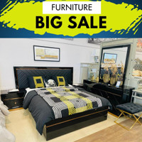 Designer Black Bedroom Set on Huge Sale!!