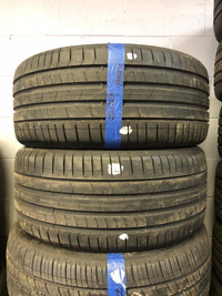 255 35 19 2 Pirelli PZero Used A/S Tires With 95% Tread Left