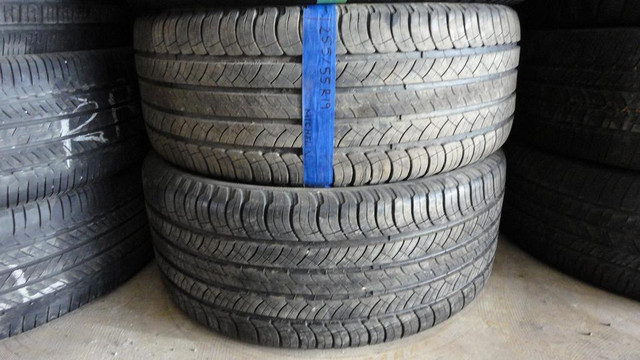 255 55 19 2 Michelin Premier LTX Used A/S Tires With 95% Tread Left in Tires & Rims in Toronto (GTA)