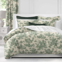 Made in Canada - The Tailor's Bed Toile De Jouy Standard Cotton Duvet Cover Set