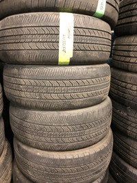 215 55 17 4 Michelin Primacy Used A/S Tires With 75% Tread Left