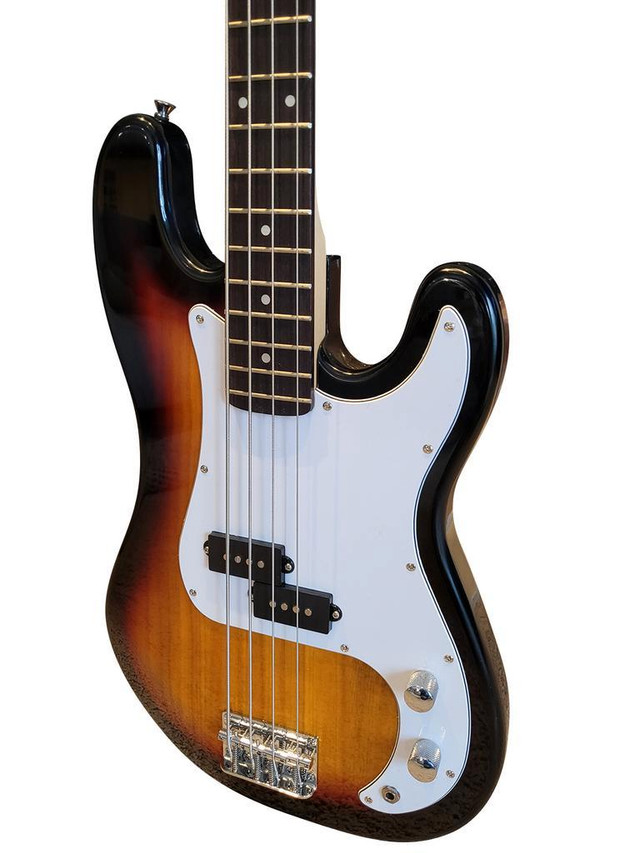 Bass Guitar for Beginners Regular Size Sunburst PPB834 in Guitars - Image 2
