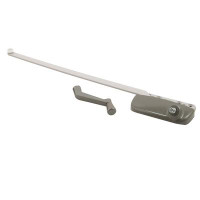 Prime-Line Ellipse 13-1/2 In. Casement Operator With Stud Bracket, Left Hand, Clay Finish