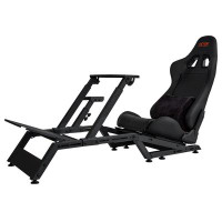 Inbox Zero Inbox Zero Adjustable Reclining Ergonomic Faux Leather PC & Racing Game Chair with Footrest