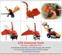 Honda Stump Grinder Gas Powered, Self,Gravity, Automatic, Hydraulic Infeed Chipper Shredder Towable