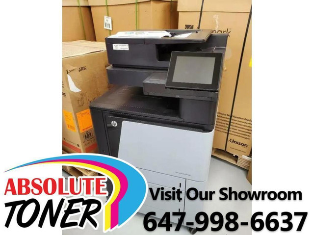 HP LaserJet Enterprise MFP M630z Monochrome B/W Multifunction Laser Printer Copier Scanner, LCD Touch Screen For Office in Printers, Scanners & Fax - Image 4