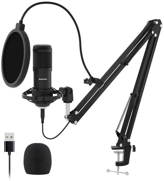 NEW STREAMING PROFESSIONAL MICROPHONE & CONDENSER KIT 5104271 in General Electronics in Alberta
