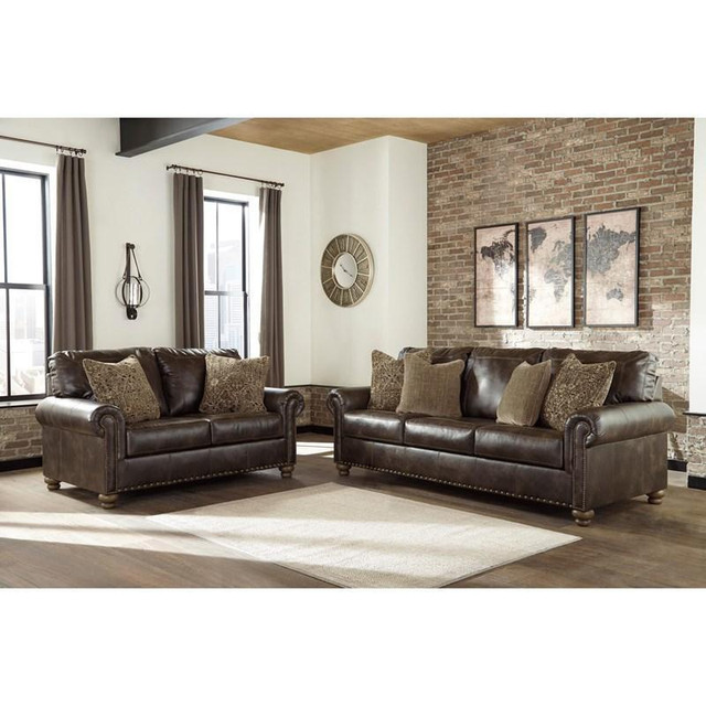 Nicorvo Stationary Leather Look Sofa in Chairs & Recliners - Image 4