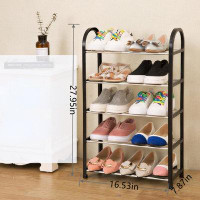 Rebrilliant Stainless Steel Shoe Rack Thickened Solid Multi-Layer Simple Combination Household Dormitory Boot Rack Does