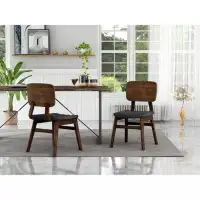 George Oliver Solid Wood Side Chair Dining Chair