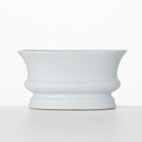 Winston Porter 5" Soft Blue Modern Matte Planter, Ceramic