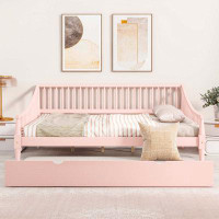 Red Barrel Studio Full Size Daybed With Trundle And Support Legs