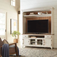 Liberty Furniture Farmhouse Reimagined Solid Wood Entertainment Centre for TVs up to 75"