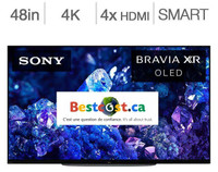 Télévision OLED 48 POUCE XR48A90K 4K ULTRA UHD HDR 120Hz Google Smart TV Wi-Fi Sony BRAVIA XR - BESTCOST.CA