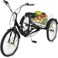 NEW ADULT TRICYCLE 3 WHEEL 20 & 24 BIKE 7 SPEED 79TR88