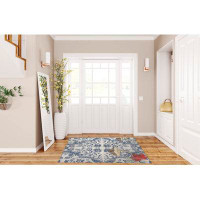 Charlton Home IN THE WOODS NAVY Indoor Floor Mat By Charlton Home