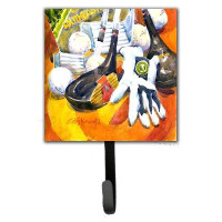 Caroline's Treasures Southeastern Golf Clubs with Glove and Ballsleash Holder and Wall Hook