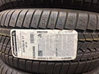 225 / 55 R17 WINTER TIRES -- 2 CONTINENTAL TS830 P