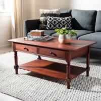 Charlton Home Tuoi Solid Wood 2 Piece Coffee Table Set