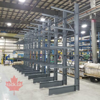 Structural Cantilever Racking In Stock - Made In Canada - Quick Ship Across Canada - Industrial Storage Rack