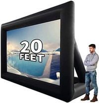 NEW 20 FT INFLATABLE PROJECT MOVIE SCREEN S3137