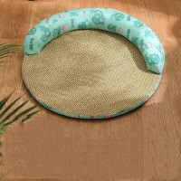 Tucker Murphy Pet™ Semi-Round Mat Nest Can Be Disassembled And Washed Pet Summer Cool Nest Dog Nest Cat Bed Dog Bed Cat