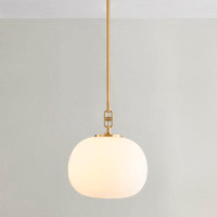 Wade Logan Caravette 1 - Light Globe Pendant with No Secondary Or Accent Material Accents