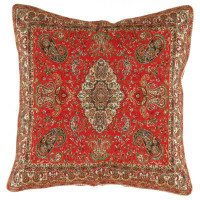 Pasargad NY Persian Silk Termeh Floral Design 20''