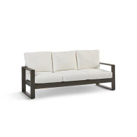 Joss & Main Inci 87.4" Wide Outdoor Patio Sofa with Sunbrella Cushions