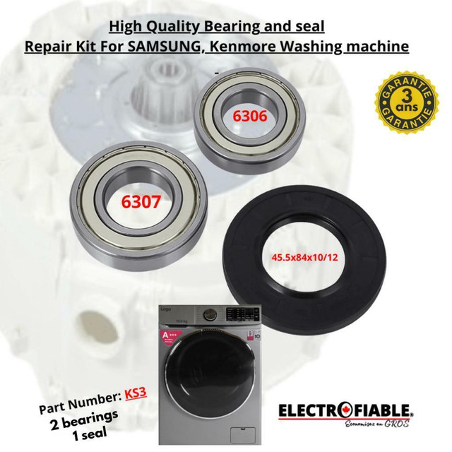 KS3 Bearing kit for SAMSUNG washer repair in Washers & Dryers