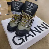 Women's Ganni Trekking Hiking Boot, Size 6US / 36EU - Green