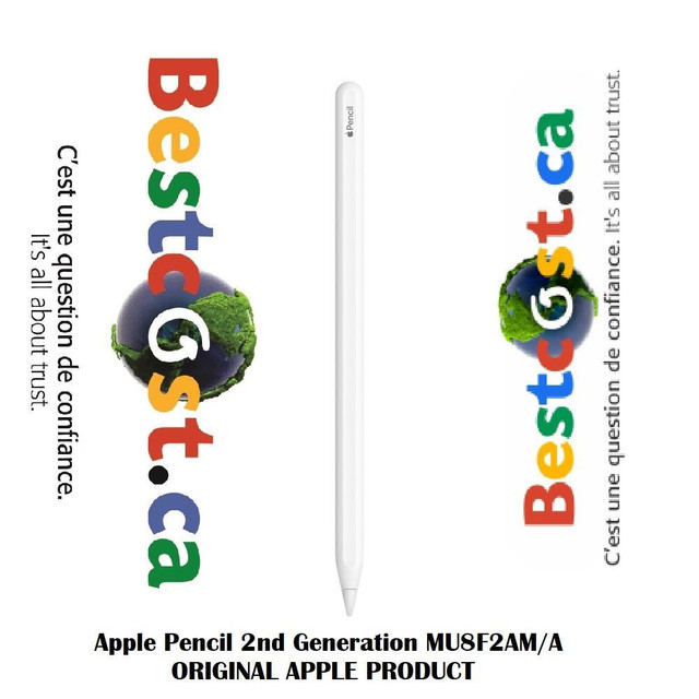 Stylet Apple Pencil 2ème Génération MU8F2AM/A - Blanc - BESTCOST.CA in iPads & Tablets in Greater Montréal