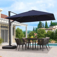Orren Ellis Huyana 144'' Umbrella with Counter Weights Included