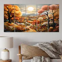 Design Art Countryside Autumnal Canopy This II 5 Pieces