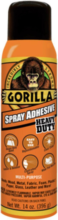 Gorilla 14 Oz Heavy-Duty Spray Adhesive