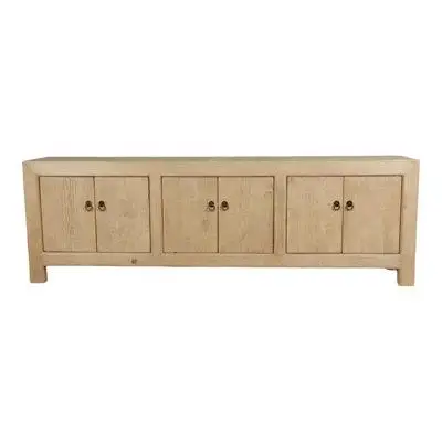 Lily's Living Solid Wood 6 - Door Accent Cabinet
