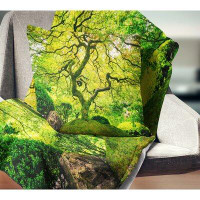Made in Canada - East Urban Home Photography Amazing Tree Pillow