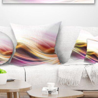 The Twillery Co. Designart 'Elegant Light Colour Pattern' Abstract Throw Pillow