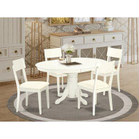 Darby Home Co Koss Rubberwood Solid Wood Dining Set