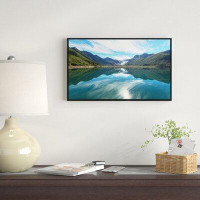 Made in Canada - East Urban Home 'Svartisen Glacier in Norway' Framed Photographic Print on Wrapped Canvas