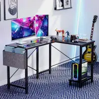 17 Stories Modern L-Shaped Computer Desk With Minimalist Style, Adequate Space, And Thoughtful Functionality