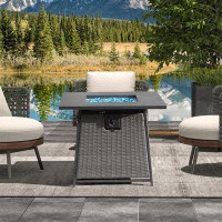 Red Barrel Studio Propane Outdoor Fire Pit Table