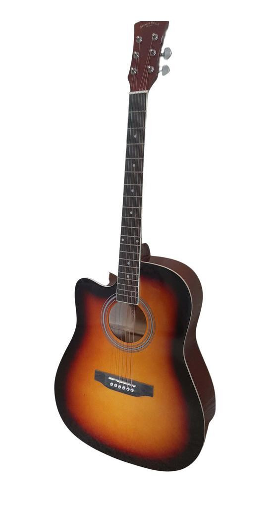 Minor Error: Left handed Acoustic Guitar for beginners, Students Sunburst Full Size SPS370LF in Guitars - Image 4