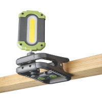 PowerSmith PowerSmith 1000 Lumen Rechargeable LED Clamp Light with Hanging Hook, Keyhole Slot, Magnetic Base