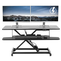 Vivo VIVO Black Electric Standing Desk Standing Desk Monitor Riser